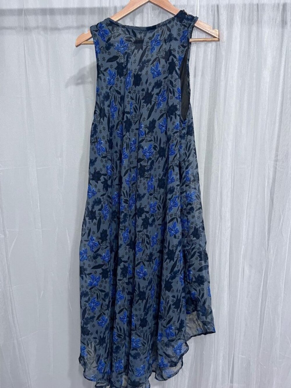 Floral High-Low Sleeveless